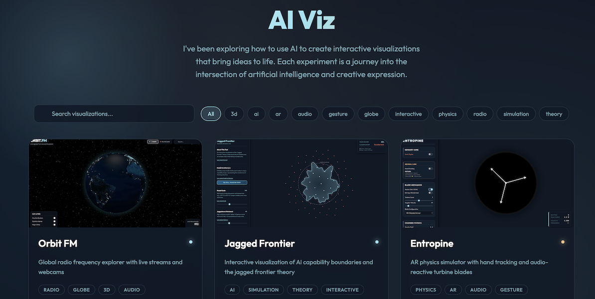 AI Viz - AI Visualization Playground